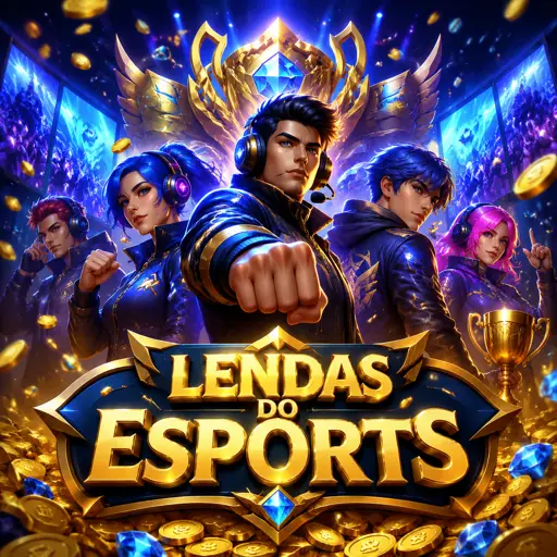 Troféu e palco iluminado de uma final de CBLOL de League of Legends