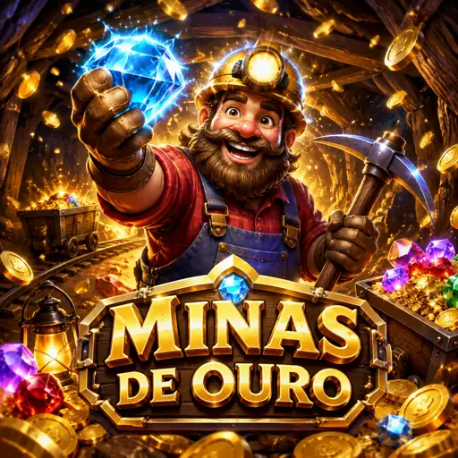 Capa do jogo Mines com grade de gemas e bombas